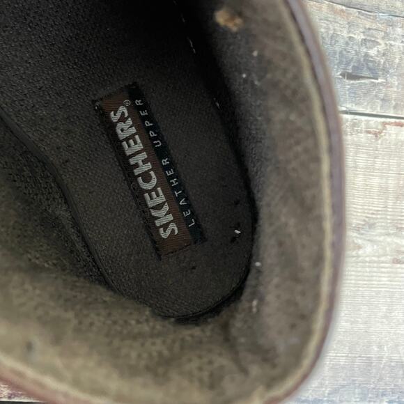 Skechers Boots Men's 10 Vintage Monk Strap 90sY2K Platform SN6909 Brown Leather - Picture 10 of 11